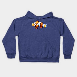 Clownfish Cutout Kids Hoodie